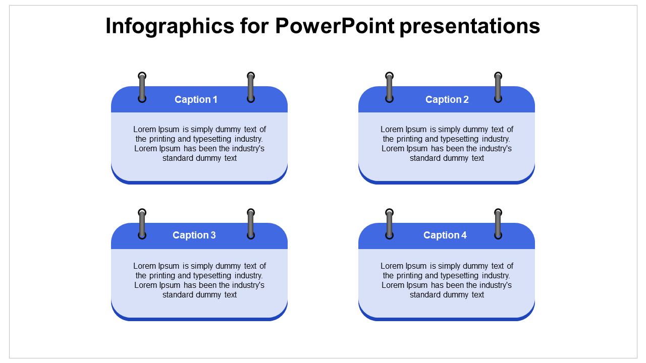 infographic for powerpoint presentation-blue